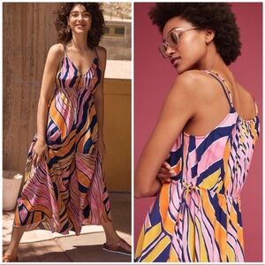 Anthro Maeve Finley wide-leg jumpsuit